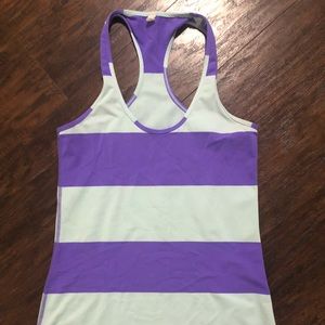 Lululemon Striped Cool Racerback Tank